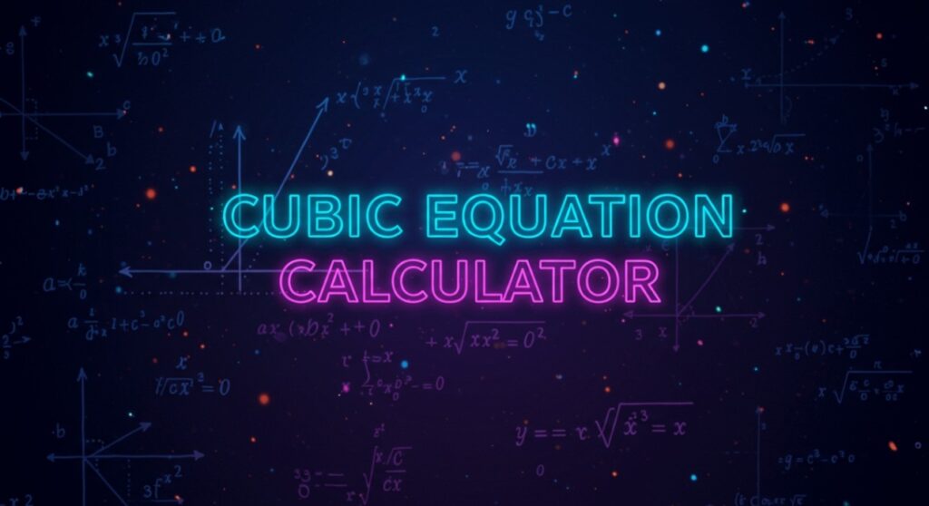 Cubic Equation Calculator