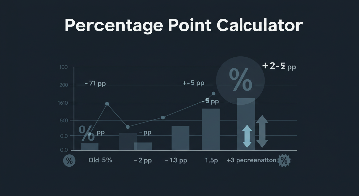 Percentage Point Calculator