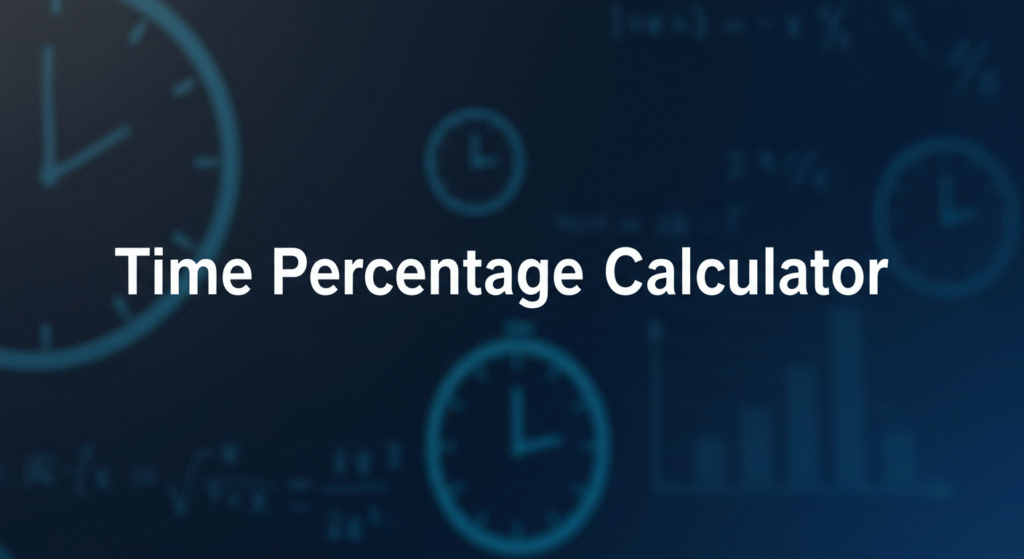 Time Percentage Calculator