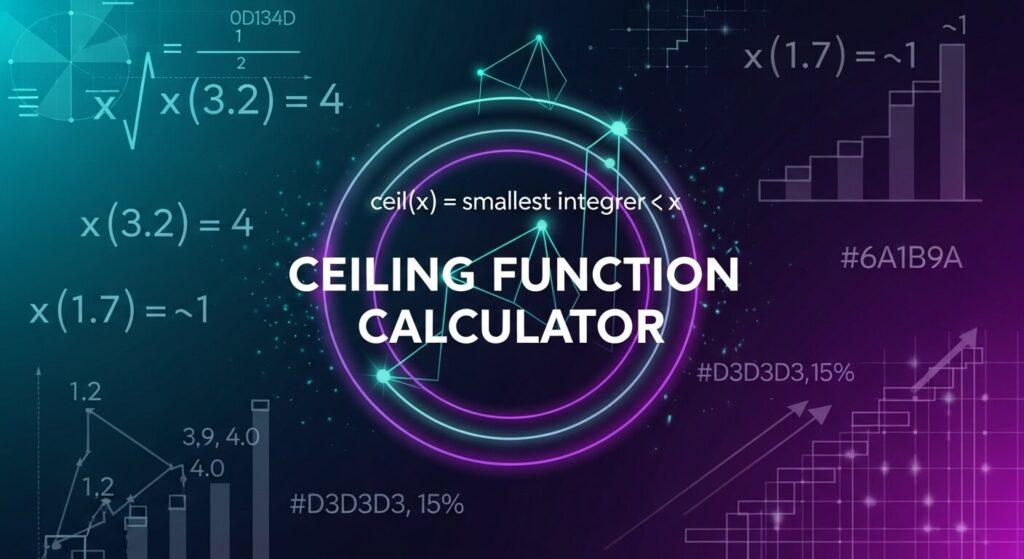 Ceiling Function Calculator