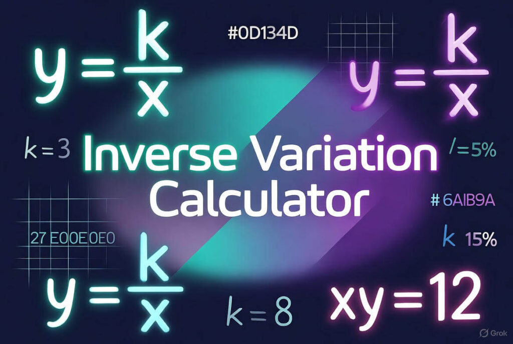 Inverse Variation Calculator