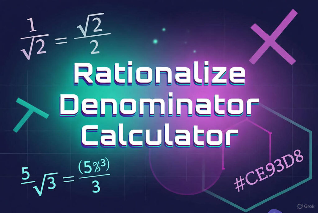 Rationalize Denominator Calculator