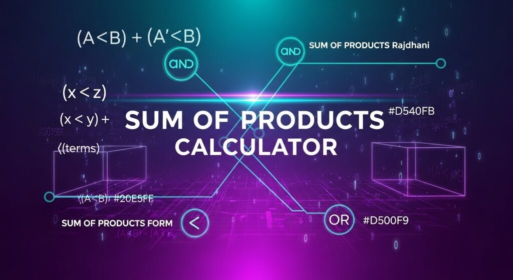 Sum of Products Calculator